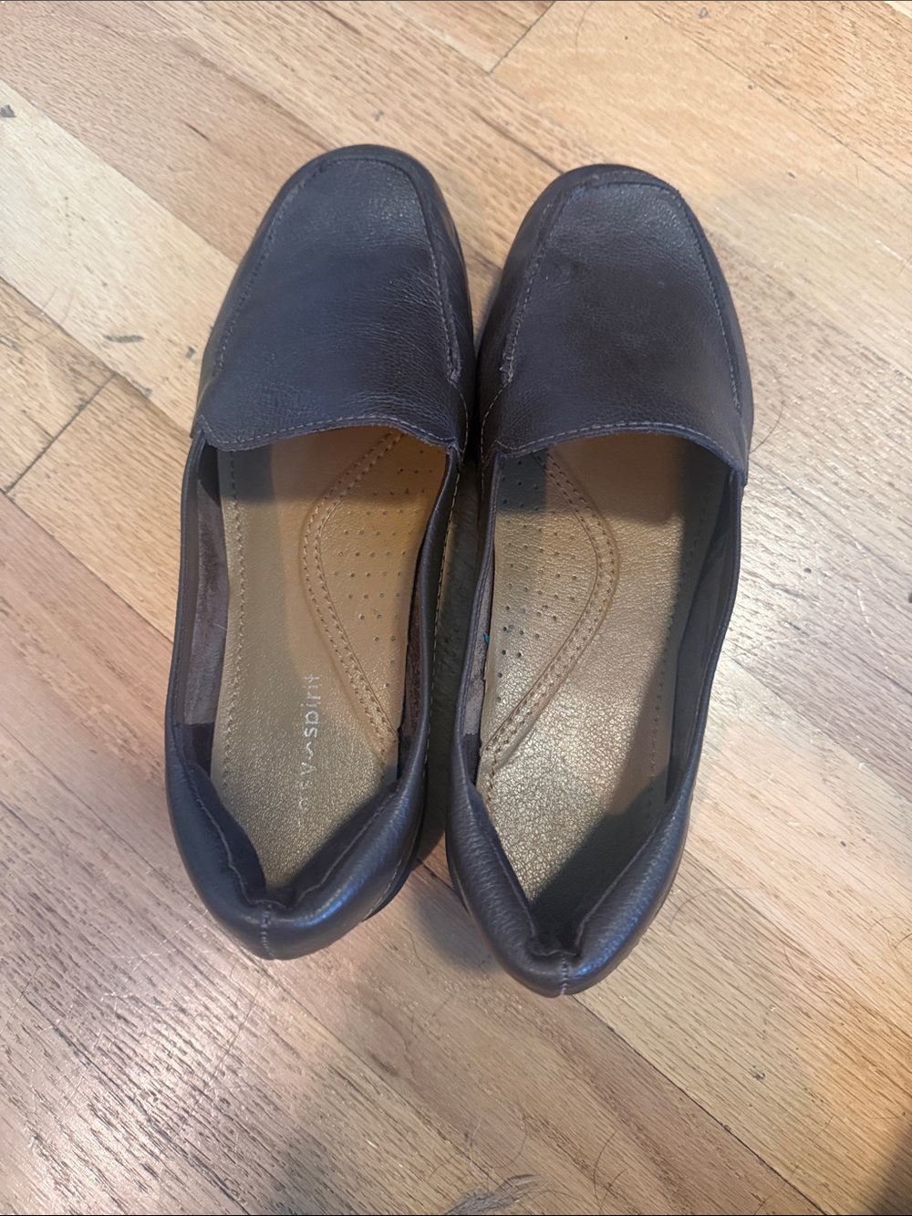 Easy Spirit Brown Slip-On Loafers